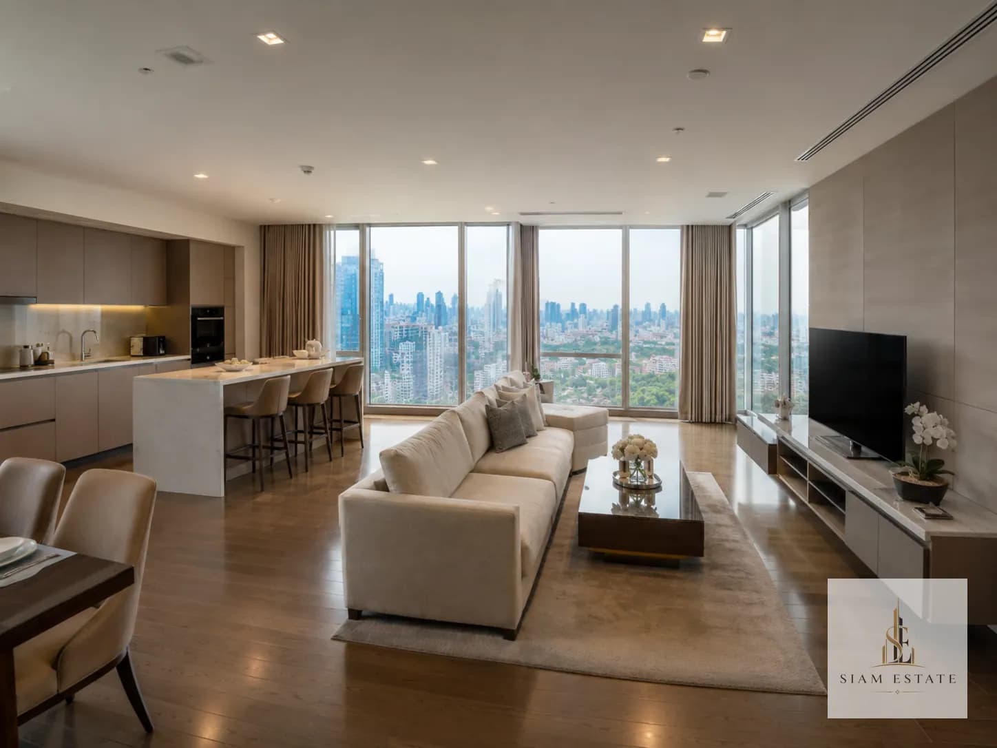 Spacious 3-Bedroom Corner Unit, Sukhumvit