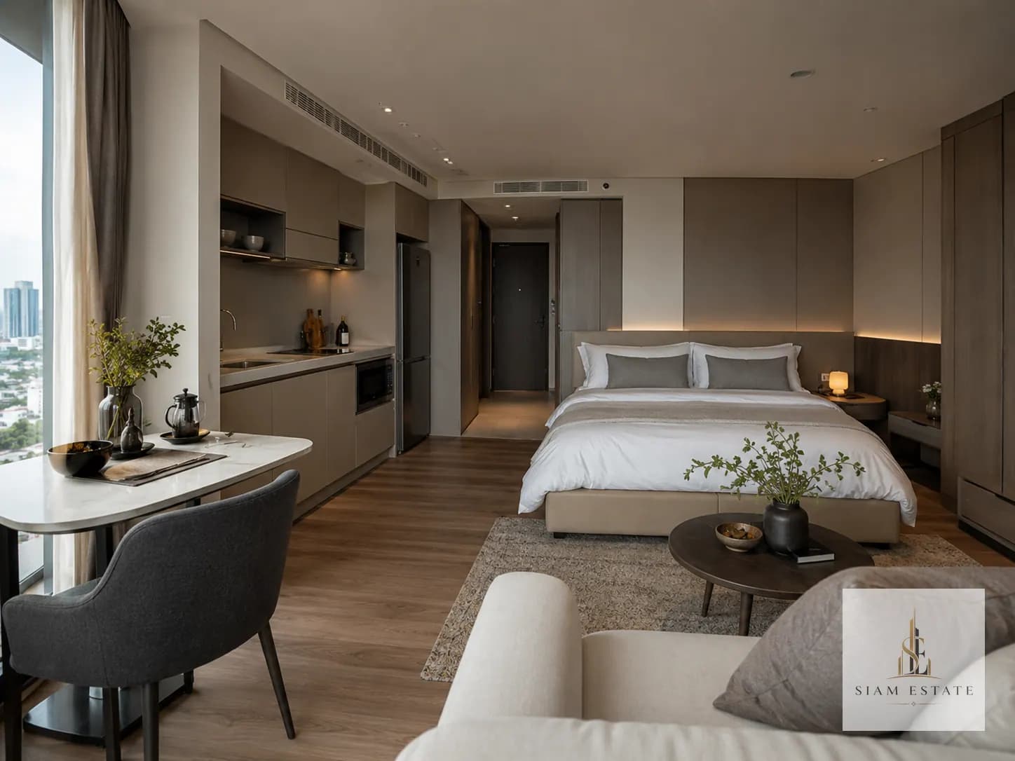 Studio Suite for Rent at Sathorn Sky Tower