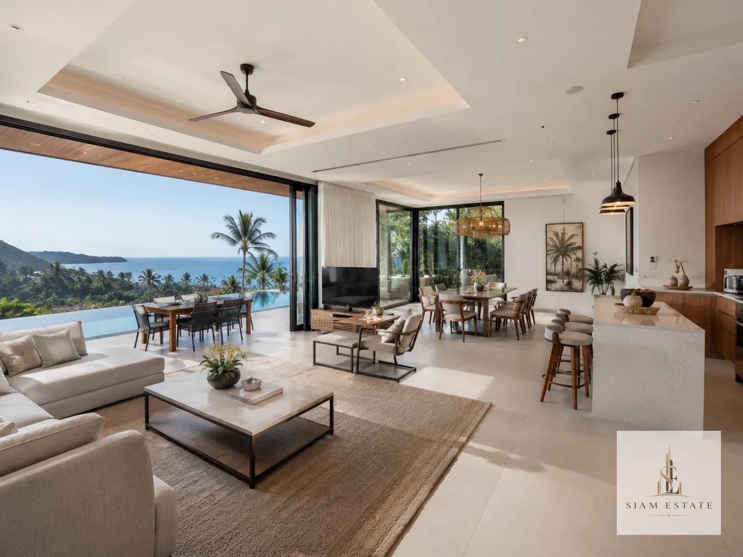 Modern 3-Bedroom Pool Villa, Kamala