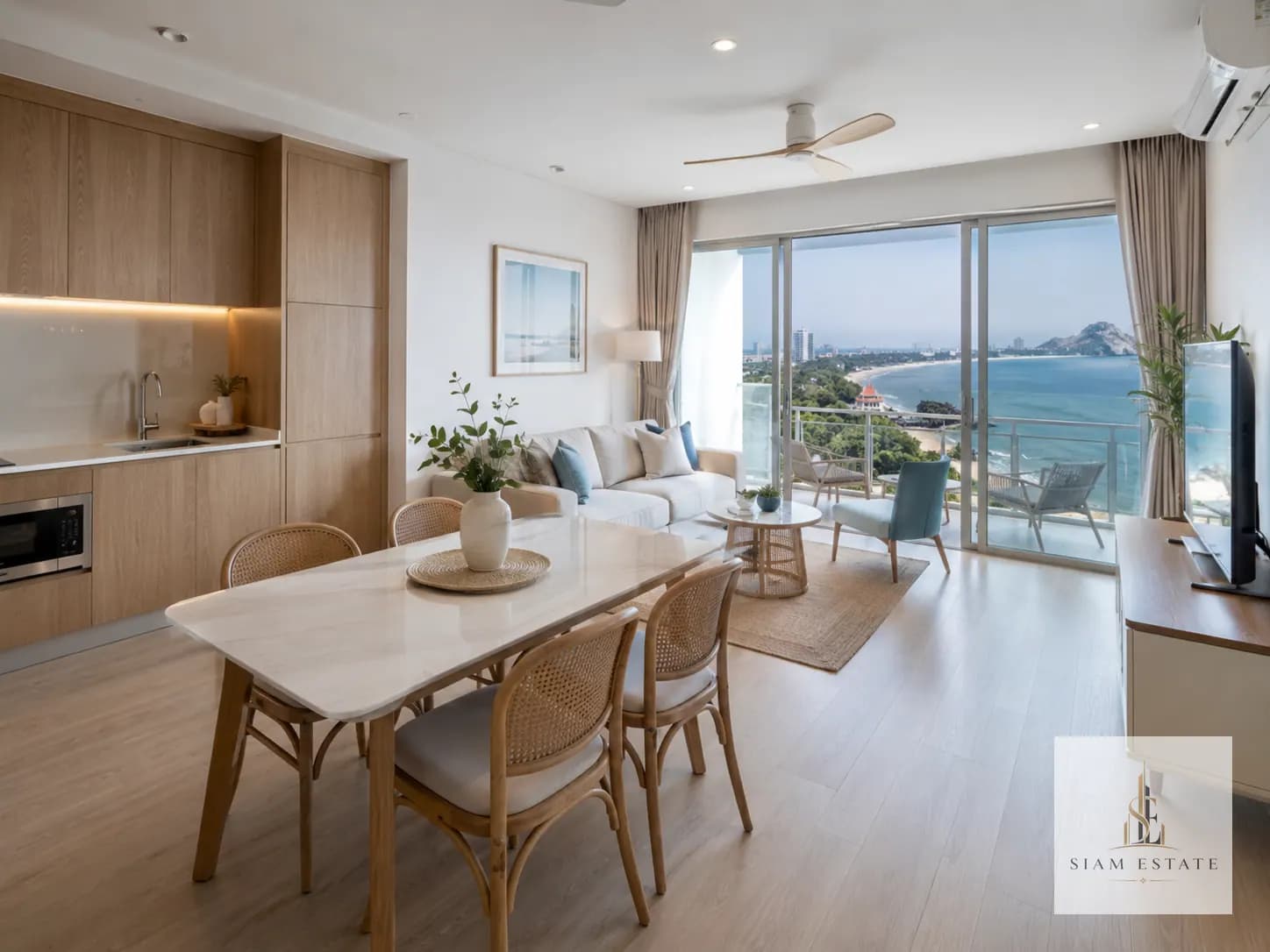 Sea View 2-Bedroom Condo at Takiab Bay Residence