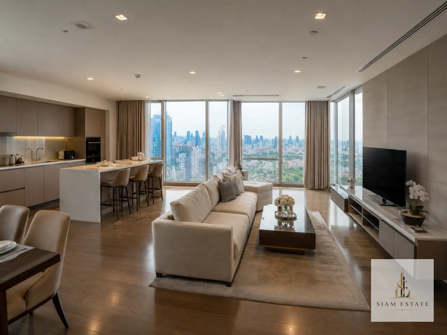 Spacious 3-Bedroom Corner Unit, Sukhumvit