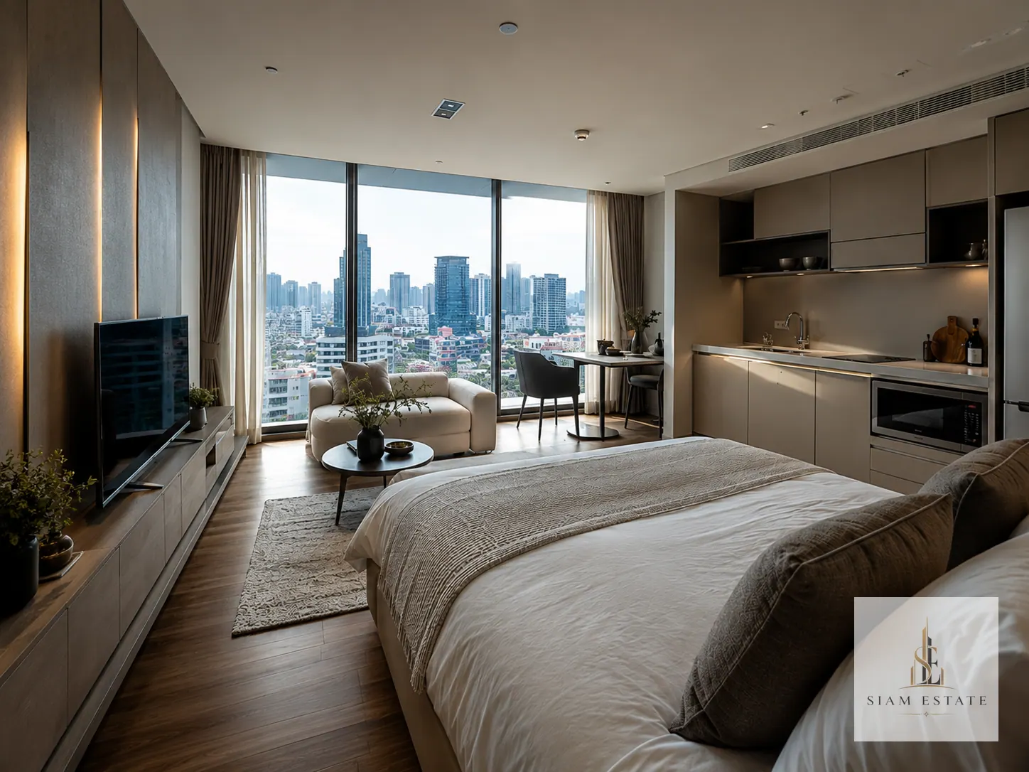 Studio Suite for Rent at Sathorn Sky Tower